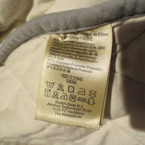 Scotch & Soda Gray Quilted Jacket - Picture 6 of 7